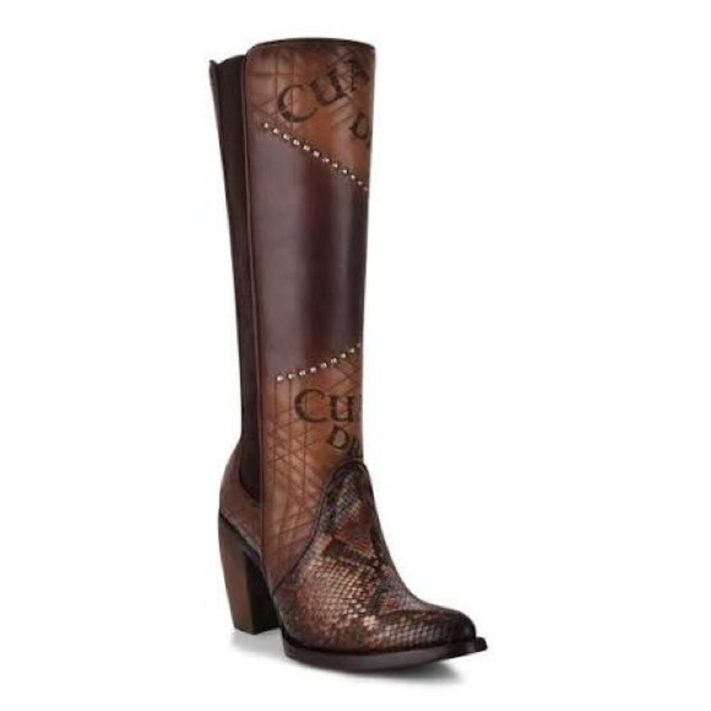 NIB Cuadra Python Leather High Boots